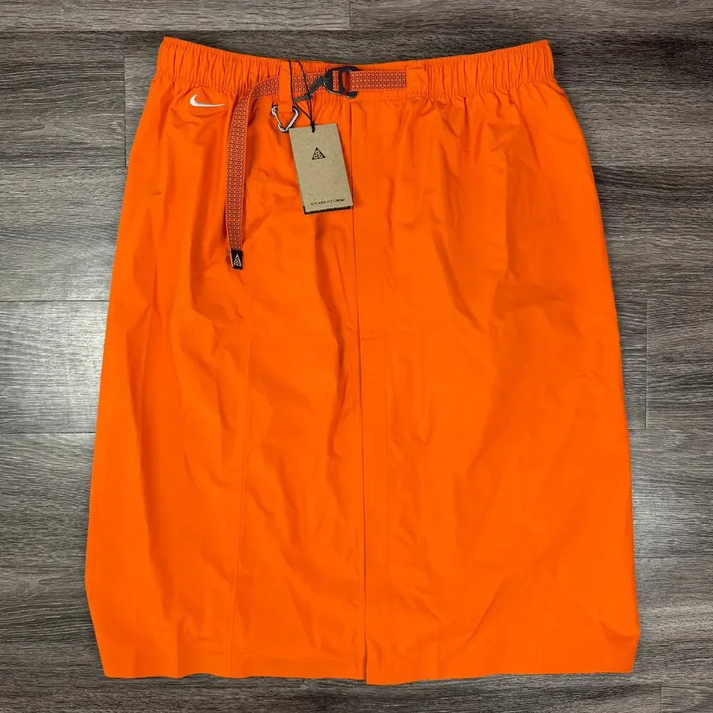 Nike ACG Morpho Storm-FIT ADV Wrap Skirt Orange Medium Tall MT II0927-819 New